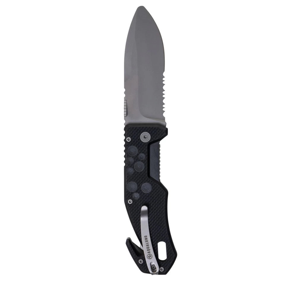 AQUALUNG TACTICAL RESCUE KNIFE Couteau Pliable De Plongée Sous Marine 1 AQUALUNG TACTICAL RESCUE KNIFE Couteau Pliable De Plongée Sous Marine