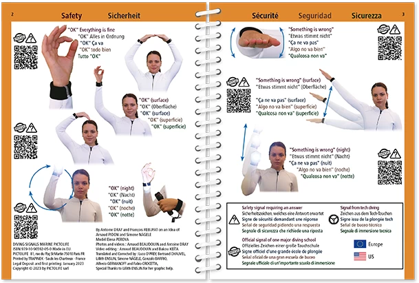 LIVRE PICTOLIFE SIGNES DE PLONGEE Immergeable 2 LIVRE PICTOLIFE SIGNES DE PLONGEE Immergeable – Image 2