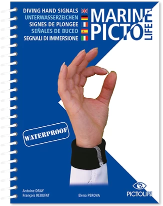 LIVRE PICTOLIFE SIGNES DE PLONGEE Immergeable 1 LIVRE PICTOLIFE SIGNES DE PLONGEE Immergeable
