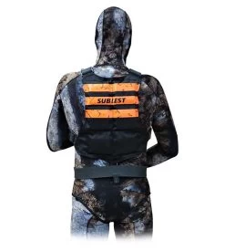 SUBLEST Baudrier Dorsal QUICKSAFE Simple Bretelles Avec 6 Poches Vides 6 SUBLEST Baudrier Dorsal QUICKSAFE Simple Bretelles Avec 6 Poches Vides -Arimair SUBLEST Baudrier chasse sous marine GBD6P FLUO MS 2