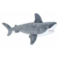WILD REPUBLIC GRAND REQUIN BLANC Peluche 15/30 Cm